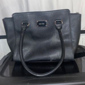 Nine West Black Cheetah Print Purse